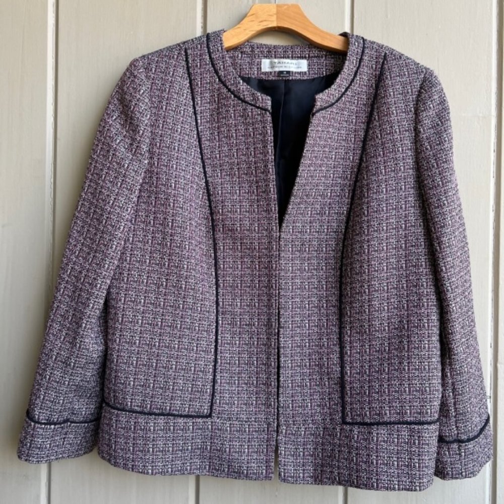 Tahari Tweed Blazer_Size 16